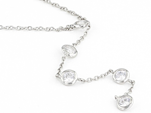 Bella Luce ® 2.15ctw Rhodium Over Sterling Silver Necklace - Size 17
