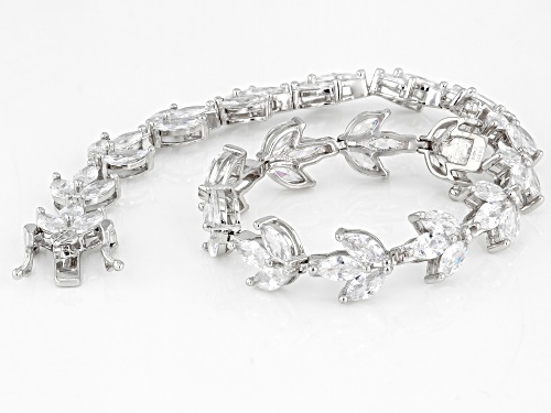 Bella Luce ® 21.73ctw Rhodium Over Sterling Silver Bracelet - Size 7.25