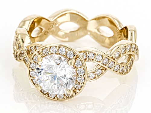 Bella Luce® 2.10ctw White Diamond Simulant Eterno™ Yellow Ring(1.27ctw DEW) - Size 10