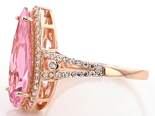 Bella Luce® 14.62ctw Pink and White Diamond Simulants Eterno™ Rose Ring - Size 5