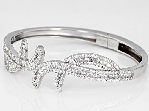 Bella Luce® 6.92ctw Rhodium Over Sterling Silver Bracelet - Size 6.5