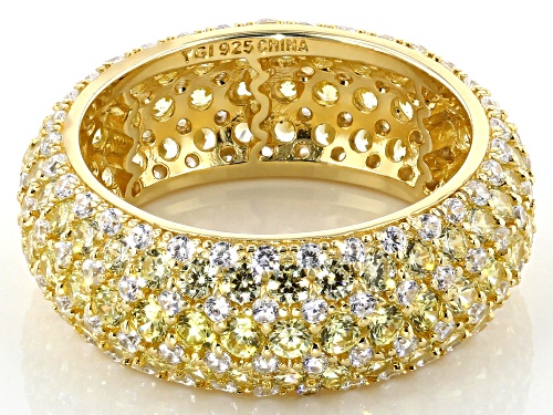Bella Luce ® 7.95ctw Canary And White Diamond Simulants Eterno™ Yellow Ring - Size 5