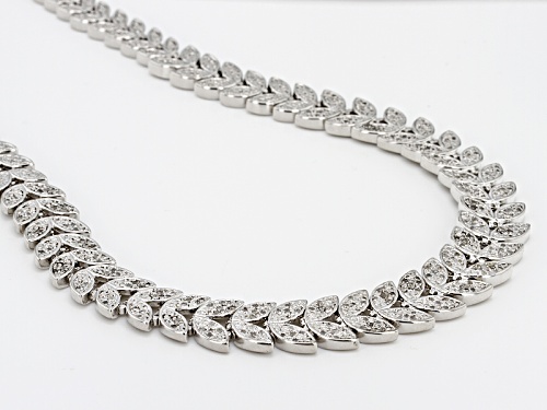 Emulous™ 1.00ctw Diamond Rhodium Over Brass Necklace - Size 18