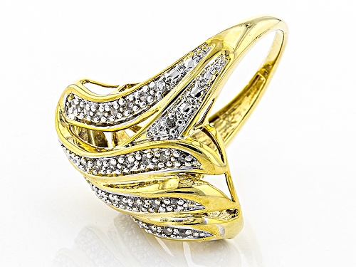 Emulous™ .50ctw Diamond 14k Yellow Gold Over Brass Ring - Size 5