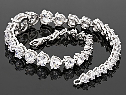 Bella Luce ® 23.34ctw Rhodium Over Sterling Silver Bracelet - Size 8