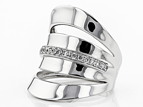 Bella Luce ® 0.35ctw Rhodium Over Sterling Silver Ring - Size 5