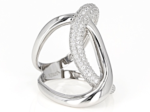 Bella Luce® 1.45ctw Rhodium Over Sterling Silver Ring - Size 5
