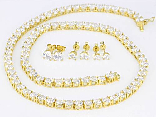 Bella Luce® 69.92ctw Eterno™ Yellow Necklace and Earrings Set (42.66ctw DEW)