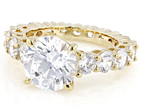 Bella Luce® 11.64ctw White Diamond Simulant Eterno™ Yellow Ring(7.05ctw DEW) - Size 9