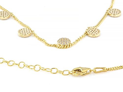 Bella Luce® 0.93ctw White Diamond Simulant Eterno™ Yellow Necklace (0.56ctw DEW) - Size 15