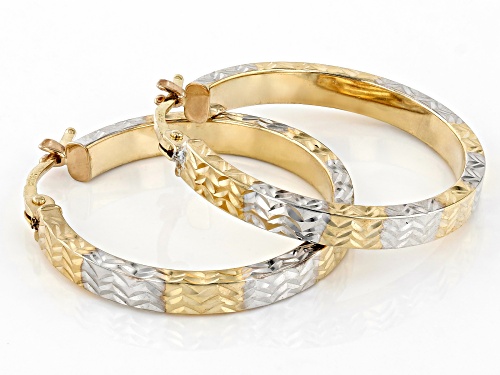14k Yellow Gold & 14k White Gold 15/16