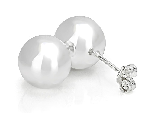 Sterling Silver 10mm Ball Stud Earrings