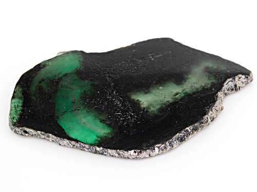 Brazilian Emerald Min 11.00ct Mm Varies Free Form Polished Slices,