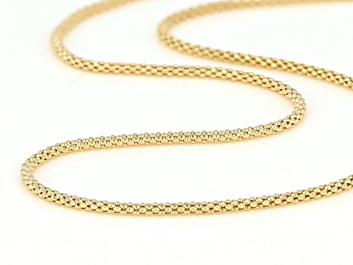 Splendido Oro™ 14K Yellow Gold Coreana Chain 18 Inch Necklace - Size 18