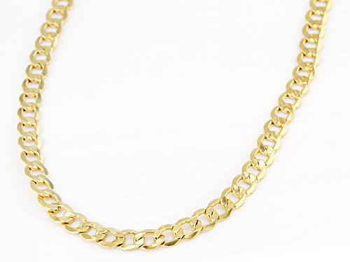 Splendido Oro™ 14K Yellow Gold 5.3MM Bold Curb Chain 18 Inch Necklace - Size 18