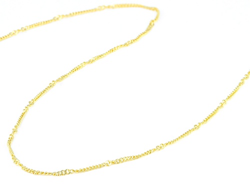 Splendido Oro™ 14K Yellow Gold 1.60MM Curb 18 Inch Chain Necklace - Size 18