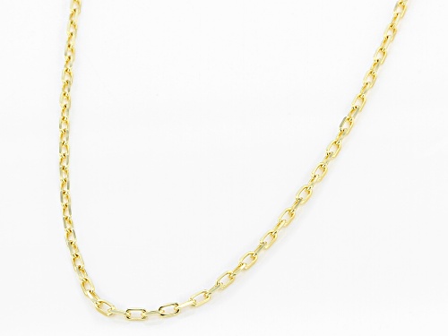 Splendido Oro™ 14K Yellow Gold 1.3MM Elongated Rolo 20 Inch Chain - Size 20