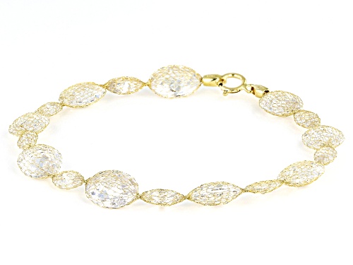 Splendido Oro™ 14k Yellow Gold Bella Luce® Crochet D'Tuscano Bracelet - Size 7.5