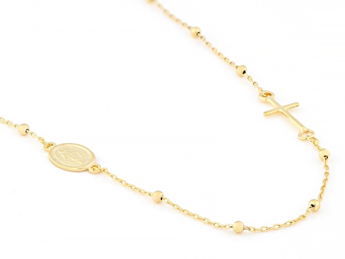 Stefano Oro® 14k Yellow Gold 1.8mm Rosary Style Necklace - Size 20