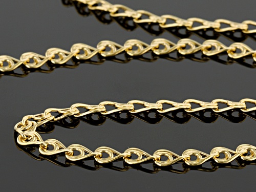 Splendido Oro™ 14k Yellow Gold Designer Love 18 Inch Chain Necklace - Size 18