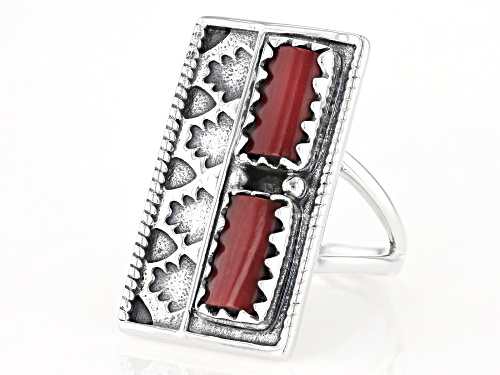 Artisan Collection of India™ Bamboo Coral Sterling Silver Ring - Size 8