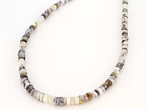 Artisan Collection Of India™ Dendretic Opal Sterling Silver Bead Strand Necklace - Size 18