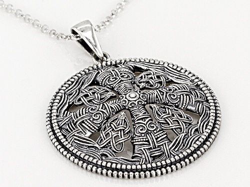 Artisan Collection Of Ireland™ Oxidized Sterling Silver Cross Pendant With Chain