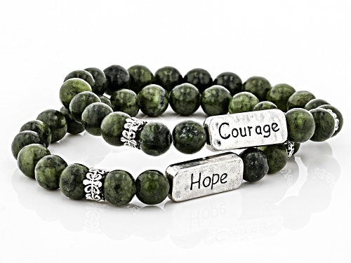 Artisan Collection Of Ireland™ Set of 2 Silver Tone  Marble 