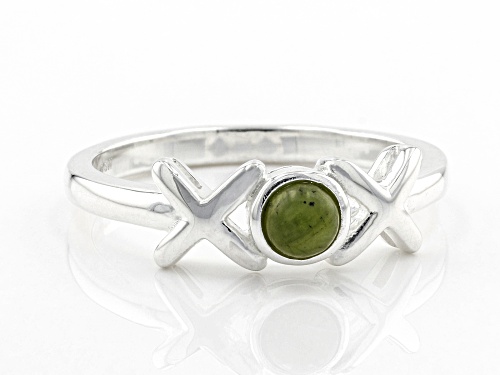 Artisan Collection Of Ireland™ Connemara Marble Sterling Silver XOXO Ring - Size 9
