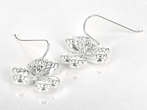Artisan Collection of Ireland™ Silver Tone Shamrock Earrings