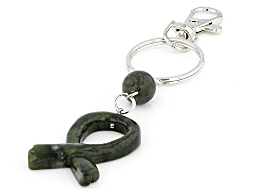 Artisan Collection of Ireland™ Connemara Marble Silver Tone Key Chain