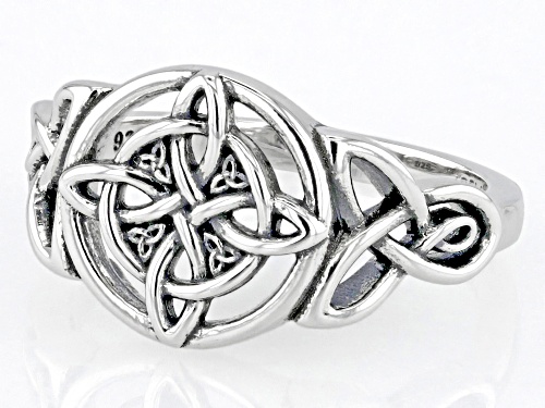 Artisan Collection of Ireland™ Sterling Silver Celtic Cross Ring - Size 8