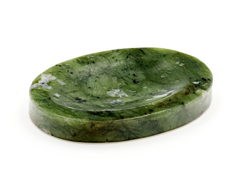 Artisan Collection of Ireland™ 50x35mm Oval Green Connemara Marble Worry Stone