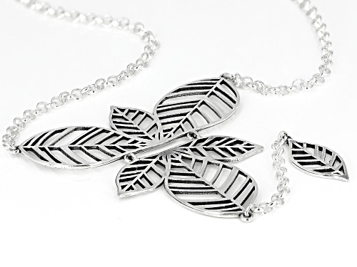 Artisan Collection Of Israel™ Sterling Silver Leaf Necklace - Size 18