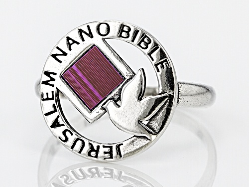 Artisan Collection Of Israel™ Nano Bible Sterling Silver Ring - Size 7