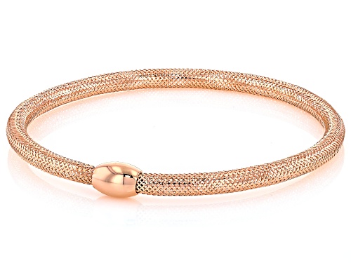 Splendido Italian Jewelry™ 10k Rose Gold Over 10k Gold 3.5mm Mesh 