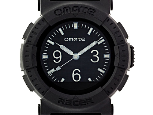 Omate® Racer Black Rubber Smart Watch