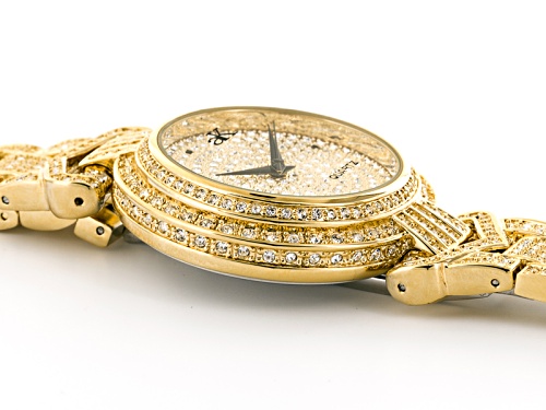 Adee Kaye Beverly Hills ™ White Crystal Yellow Watch