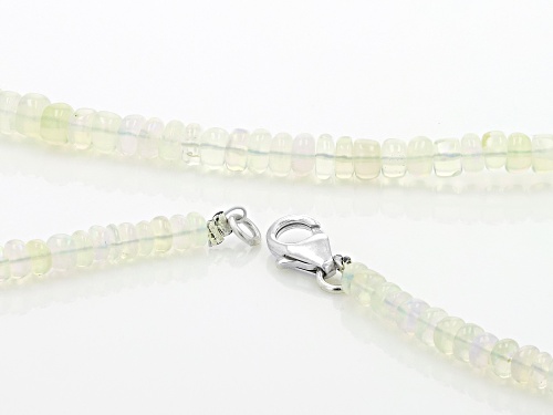 Ethiopian Opal 3-5mm Plain Rondelle Bead Strand Approximately 18