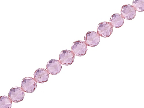 Color-change synthetic zandrite appx 4mm faceted round bead strand appx 16