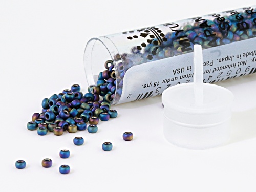 11/0 Glass Miyuki Seed Bead Kit Of 5 Tubes In Assorted Colors