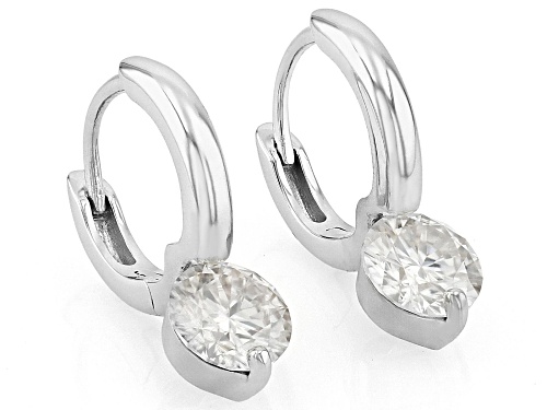 MOISSANITE FIRE® 2.00CTW DEW ROUND BRILLIANT PLATINEVE® EARRINGS