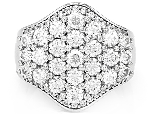 MOISSANITE FIRE® 2.60CTW DEW ROUND BRILLIANT PLATINEVE® RING - Size 5