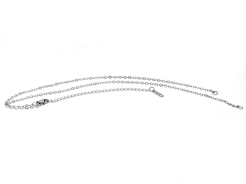 Stainless Steel Necklace Foundation with Extender Set of 8