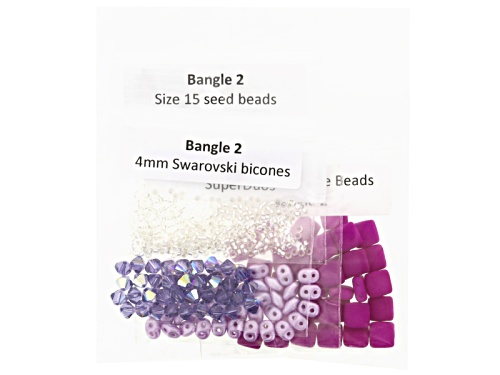 Bollywood Bangles Supply Kit In Blurples Includes Tutorial