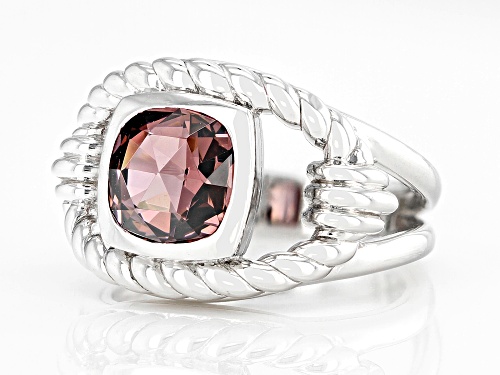Judith Ripka Rose Bella Luce® Diamond Simulant Rhodium Over Sterling Silver Phoenix Solitaire Ring - Size 9