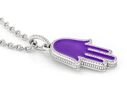 Judith Ripka Couture Little Jewels Rhodium Over Sterling Silver Necklace - Size 18