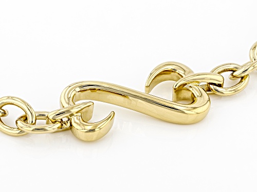 Open Hearts by Jane Seymour® 14k Yellow Gold Over Sterling Silver Bracelet - Size 6.5
