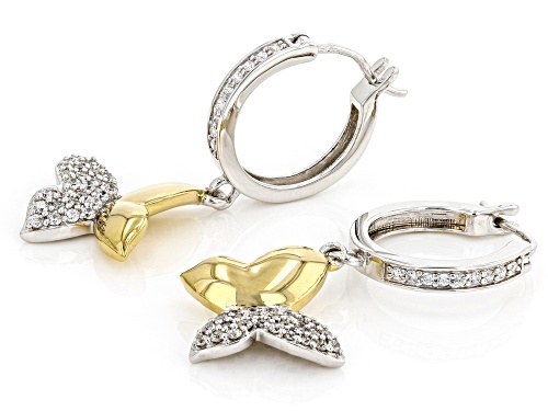 Joy & Serenity™ by Jane Seymour Bella Luce® Rhodium And 14k Yellow Gold Over Silver Earrings