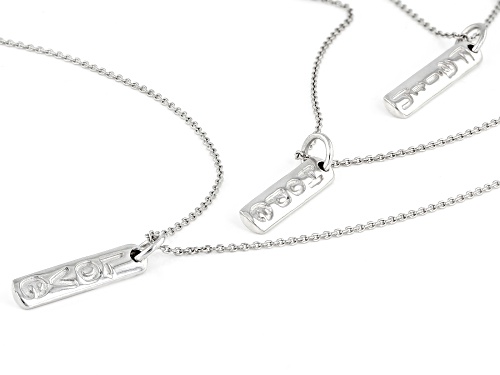 Koadon® Rhodium Over Sterling Silver 